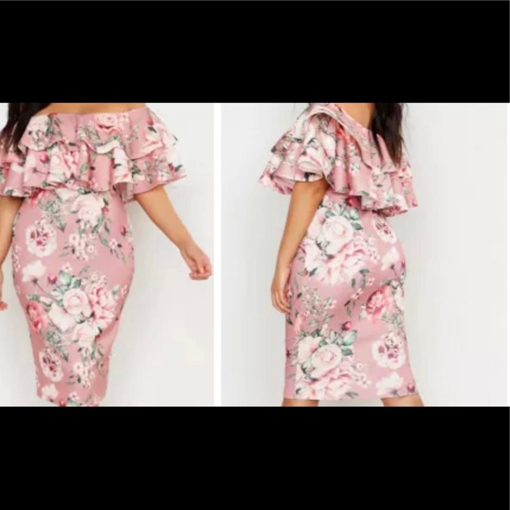 Women’s Plus Size Flower Dress